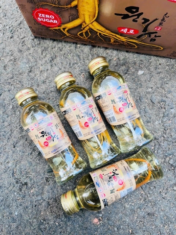 Nước sâm có củ Won Ki Sam không đường 120ml x 10 chai