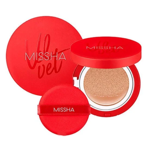 Phấn Nước Missha Velvet Finish Cushion SPF50+ PA+++ Kiềm Dầu Che Phủ Cao Lâu Trôi Hàn Quốc 15g