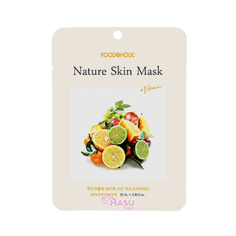 Mặt Nạ Dưỡng Da Trắng Sáng, Chống Lão Hóa, Ngăn Ngừa Mụn Foodaholic Natural Skin Mask Hàn Quốc 23ml