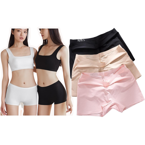 [Mã S20] Quần Su Mặc Váy, Quần Bảo Hộ Đúc Su Cao Cấp, Mềm Mịn Không Lộ Viền Siêu Mát Kháng Khuẩn