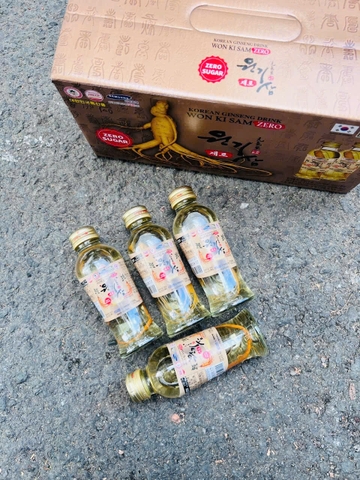 Nước sâm có củ Won Ki Sam không đường 120ml x 10 chai