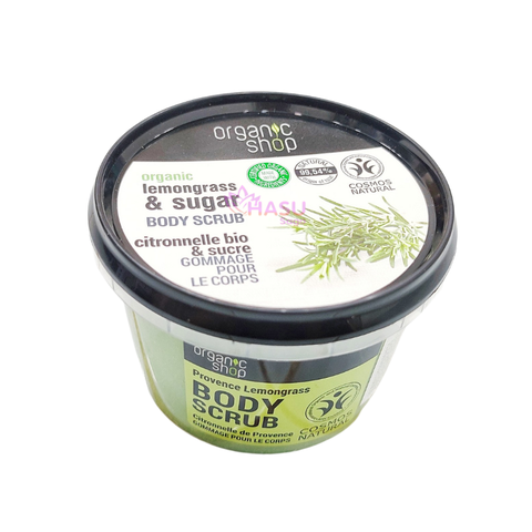 Tẩy Da Chết Toàn Thân Dưỡng Da Trắng Sáng Organic Shop Body Scrub 250ML Bản Anh