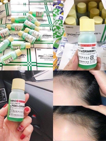 Tinh chất Mọc Tóc SATO Arovics Solutions 5% Nhật Bản 30ml