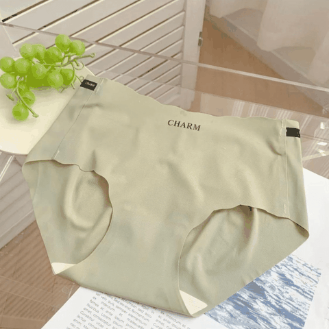 [Mã S04] Quần lót nữ đúc su không viền, quần chip Charm không đường may mềm mại gợi cảm mát lạnh