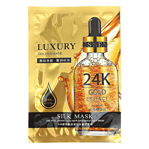 Mặt Nạ Vàng 24K Gold Essence Luxury Golden Mask 25ml Dưỡng Ẩm Dưỡng Trắng Da Chống Lão Hóa