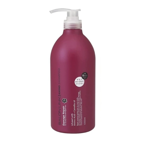 Dầu Gội, Dầu Xả Phục Hồi Hư Tổn Chiết Xuất Hoa Trà Salon Link Amino 1000ml