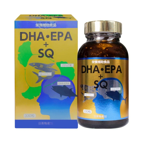 Viên Uống Dầu Cá Bổ Sung DHA & EPA SQ Nichiei Bussan Nhật Bản 330 Viên