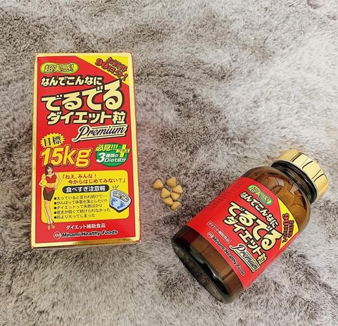 Viên uống giảm cân 15kg Minami + 1 hộp 8 vỉ nhuận tràng Kokando Nhật Bản