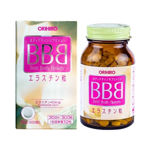Viên uống hỗ trợ nở ngực Orihiro BBB Best Body Beauty 300 viên