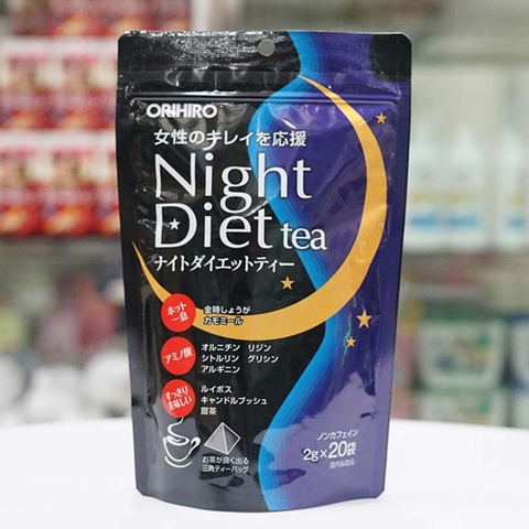 Trà Giảm Cân Orihiro Night Diet Tea Nhật Bản 20 Gói