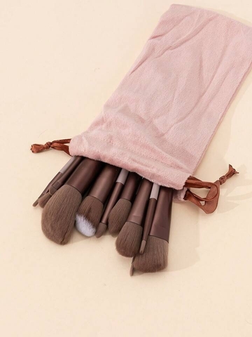 Bộ 13 Cọ Trang Điểm Mềm Mại Đa Năng Tiện Dụng Có Túi Đựng