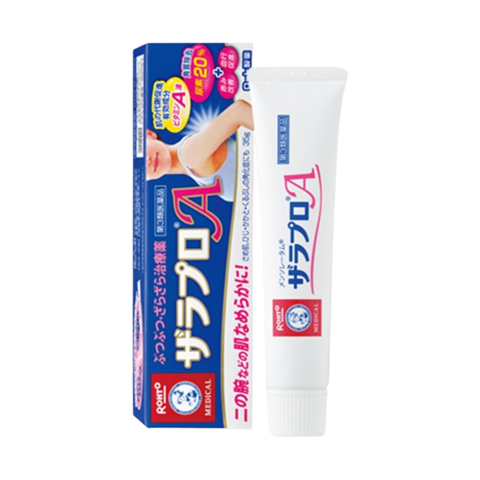 Combo Hỗ Trợ Giảm Viêm Nang Lông Toàn Thân (Kem Giảm Viêm Nang Lông Rohto + Tẩy Da Chết Toàn Thân Organic Shop)