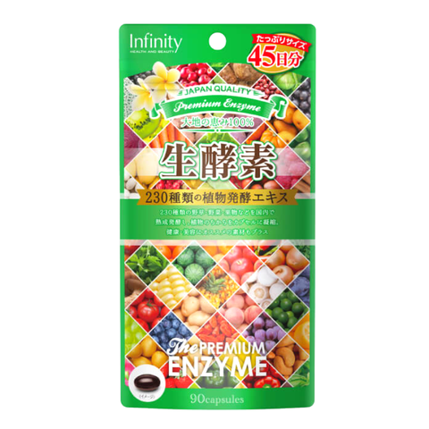 Viên Uống 230 Enzyme Bổ Sung Lợi Khuẩn Và Giảm Cân Infinity 45 Ngày 90 Viên