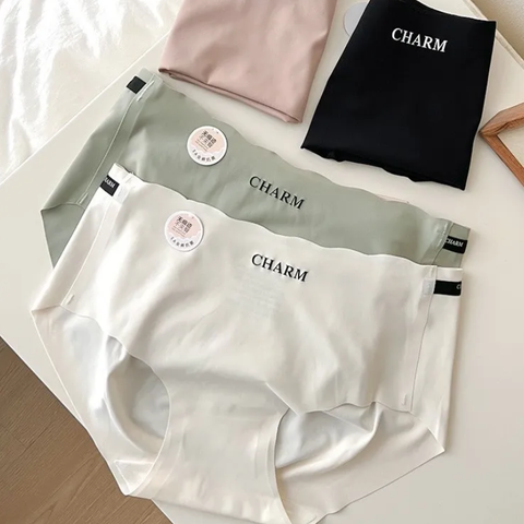 [Mã S04] Quần lót nữ đúc su không viền, quần chip Charm không đường may mềm mại gợi cảm mát lạnh