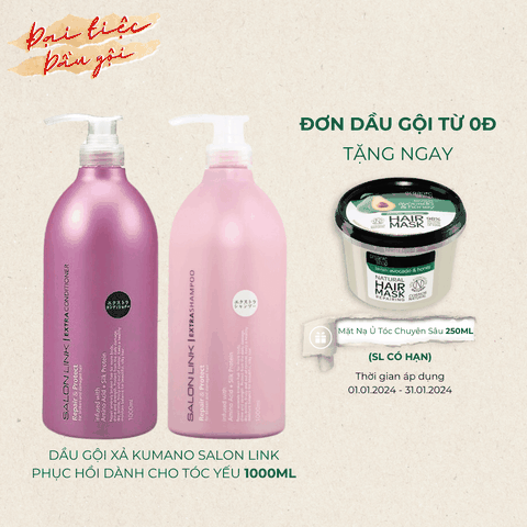 (Nội Địa Nhật) Dầu Xả Siêu Dưỡng, Phục Hồi Salon Link 1000ml