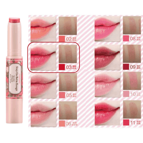 Son dưỡng có màu chống nắng Canmake Stay On Balm Rouge Nhật Bản