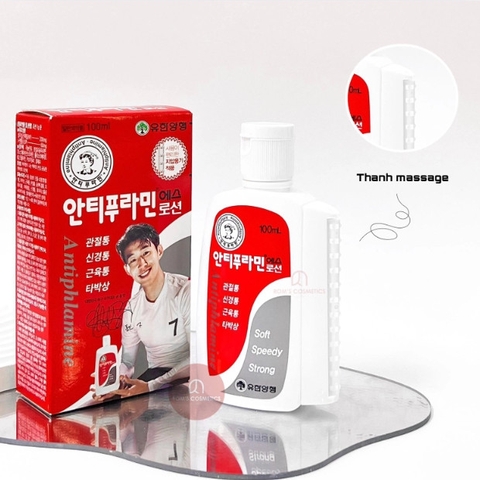 Dầu Nóng Xoa Bóp Antiphlamine Hàn Quốc Giảm Đau Nhức Khớp 100ML