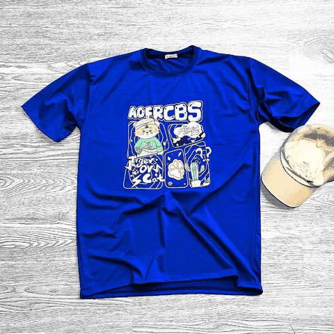 MS001 Áo Thun Unisex Nam Nữ, Áo Thun Form Rộng Thời Trang In Hình Hoạt Hình Dễ Thương Freesize