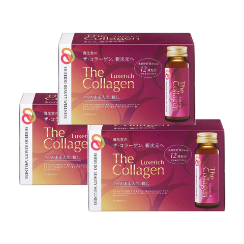 Combo 3 Hộp Shiseido The Collagen EXR - Hộp 10 Lọ x 50ml