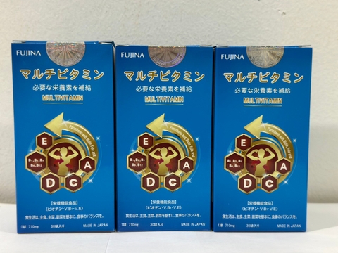Viên Uống MULTIVITAMIN FUJINA Nhật Bản 30 Viên