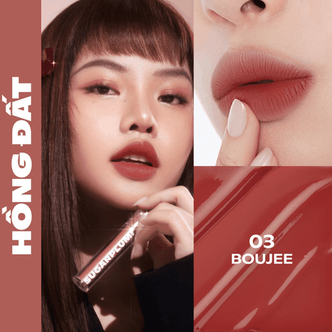 [Chính hãng] Son Tint Lì Thuần Chay, Siêu Nhẹ Môi OFÉLIA Sugarplum MistyNow Blurring Tint Hàn Quốc 3.8g