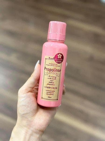 Nước súc miệng Propolinse Sakura 150ml mini – Màu hồng