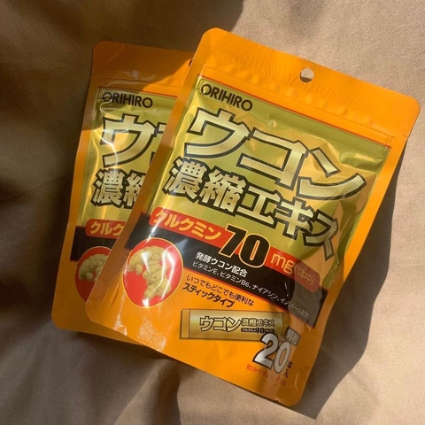 Tinh Bột Nghệ Giải Rượu Orihiro 20 gói
