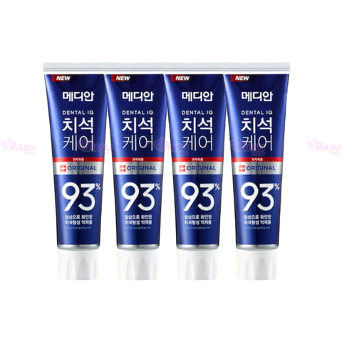 Combo 4 Kem đánh răng Median Dental IQ 93% Toothpaste 120g - Cho răng trắng sáng, nụ cười tự tin