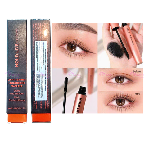 [Chính hãng] Masscara chuốt mi giúp lông mi cong, dài và dày Hold Live Light Feather Lengthening Mascara 3.8g