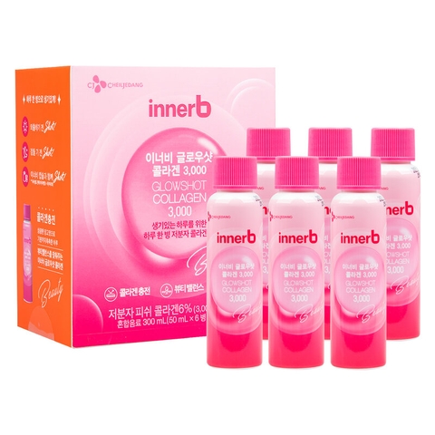 Nước Uống Innerb Collagen Vitamin C Sáng Da Hộp 6x50ml GlowShot Collagen 3000