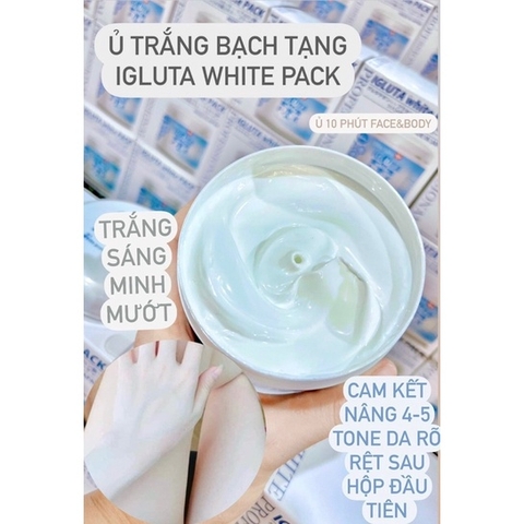 Mặt Nạ Ủ Trắng Igluta White Pack Nhật Bản 500g