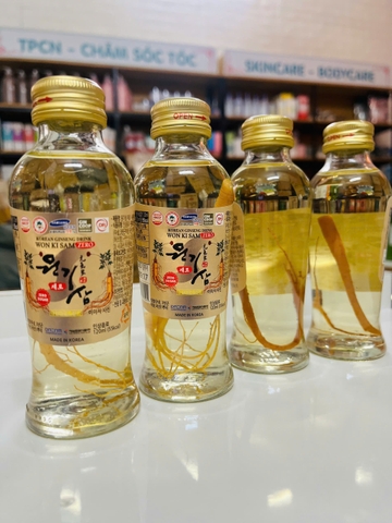 Nước sâm có củ Won Ki Sam không đường 120ml x 10 chai