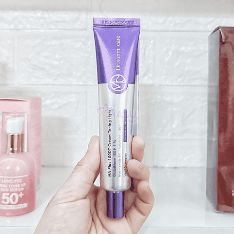 Kem Dưỡng Trắng Da, Phục Hồi Da Dr. Sunmi Care HA Plus 100DT Cream Toning Light Hàn Quốc 50ml