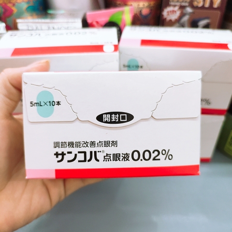 Nhỏ Mắt Chống Cận Thị Sancoba 0.02% 5ml Nội Địa Nhật Bản