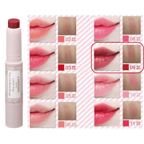 Son dưỡng có màu chống nắng Canmake Stay On Balm Rouge Nhật Bản
