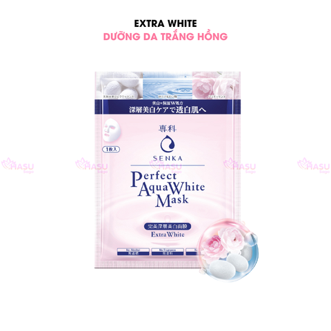 Mặt Nạ Dưỡng Da Trắng Sáng, Cấp Ẩm, Đàn Hồi, Dịu Mát Senka 23g