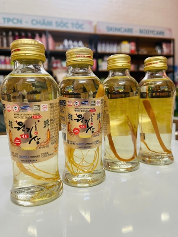 Nước sâm có củ Won Ki Sam không đường 120ml x 10 chai