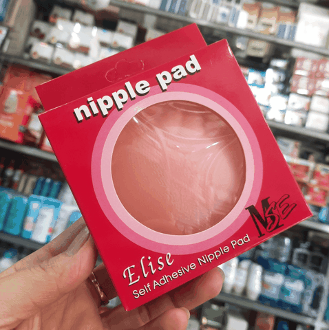 Miếng dán ngực (dán đầu nhũ hoa) Nipple Pad Elise (hộp 2 miếng) hộp đỏ