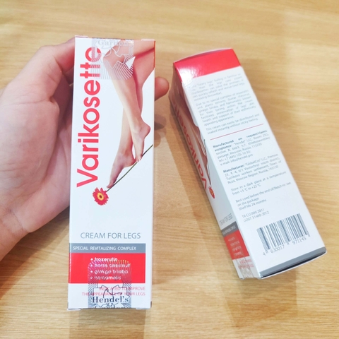 Kem Giảm Suy Giãn Tĩnh Mạch Varikosette Nga 75ml - Hàng Chuẩn Có Tem
