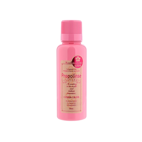 Nước súc miệng Propolinse Sakura 150ml mini – Màu hồng