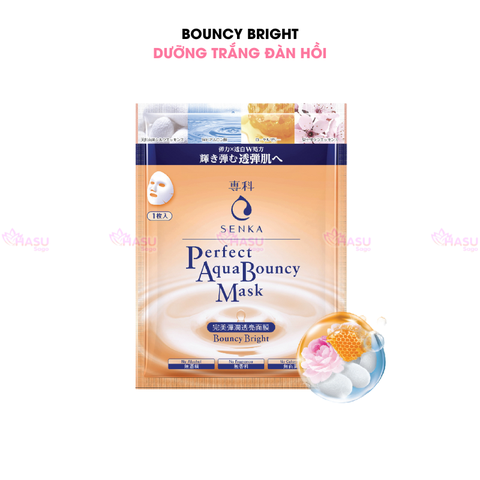 Mặt Nạ Dưỡng Da Trắng Sáng, Cấp Ẩm, Đàn Hồi, Dịu Mát Senka 23g