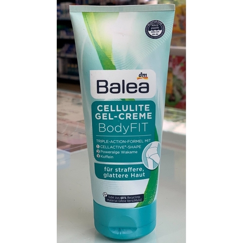 Kem Tan Mỡ Làm Săn Chắc Bụng, Đùi, Mông BALEA BODY FIT CELLULITE GEL - CREME 200ml Đức