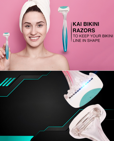 Set 2 Dao cạo KAI Bikini Line Nhật Bản