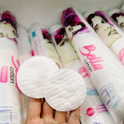 Bông Tẩy Trang Bella Cotton Pads 120 Miếng Hà Lans