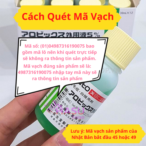 Tinh chất Mọc Tóc SATO Arovics Solutions 5% Nhật Bản 30ml