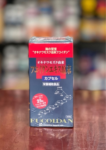 Viên Uống Tảo Đỏ Fucoidan Kanehide 150 Viên