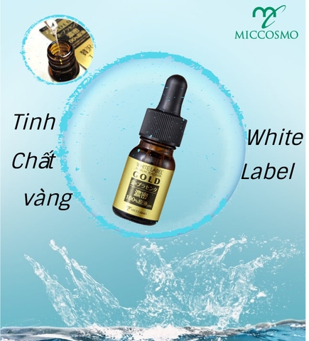 Tinh chất dưỡng trắng, trị nám WHITE LABEL PREMIUM PLACENTA GOLD ESSENCE 10ml