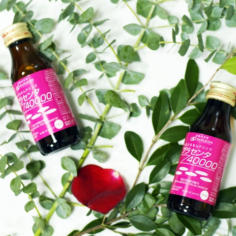 Nước Uống Tinh Chất Nhau Thai Dr Placen Collagen Plan Do See Placenta DP 40000 100ml x 10 Lọ Nhật Bản