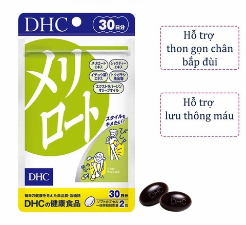 Viên Uống DHC Melilot Hỗ Trợ Thon Chân 30 Ngày 60 Viên
