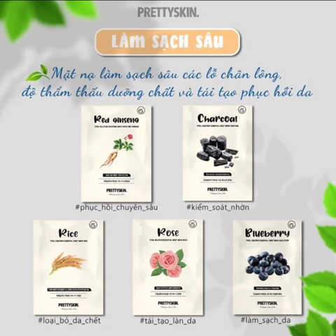 Mặt Nạ Dưỡng Da Toàn Diện PRETTYSKIN Hàn Quốc 23ml